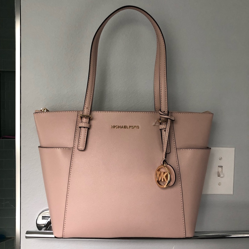 Michael Kors pale pink tote